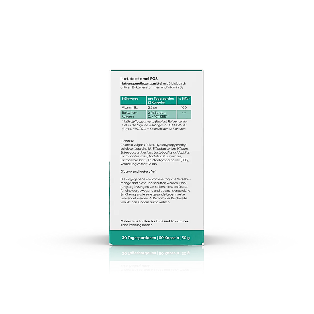 Lactobact omni FOS Capsules (Body & Mind Probiotic Capsules)