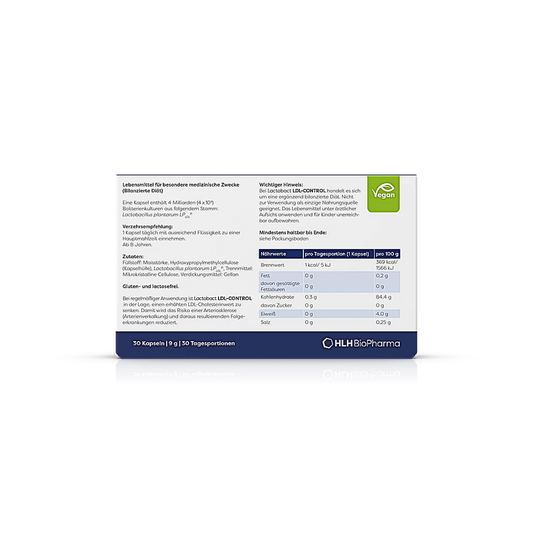Lactobact LDL-CONTROL (Cholesterol-Lowering Probiotic Capsules)